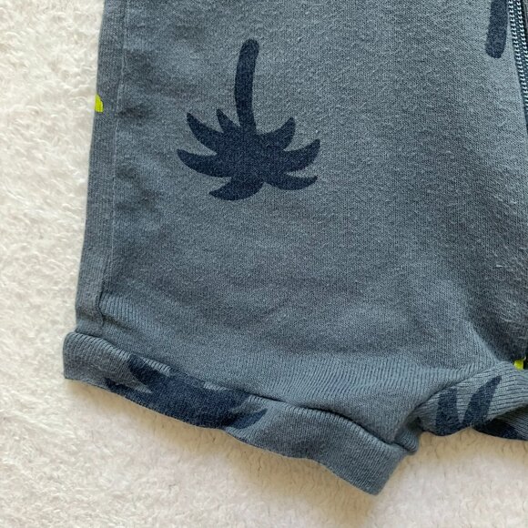 Joe Fresh Baby Romper 3-6M | Palm Tree Print | Short Sleeve Summer One-Piece - Picture 10 of 16